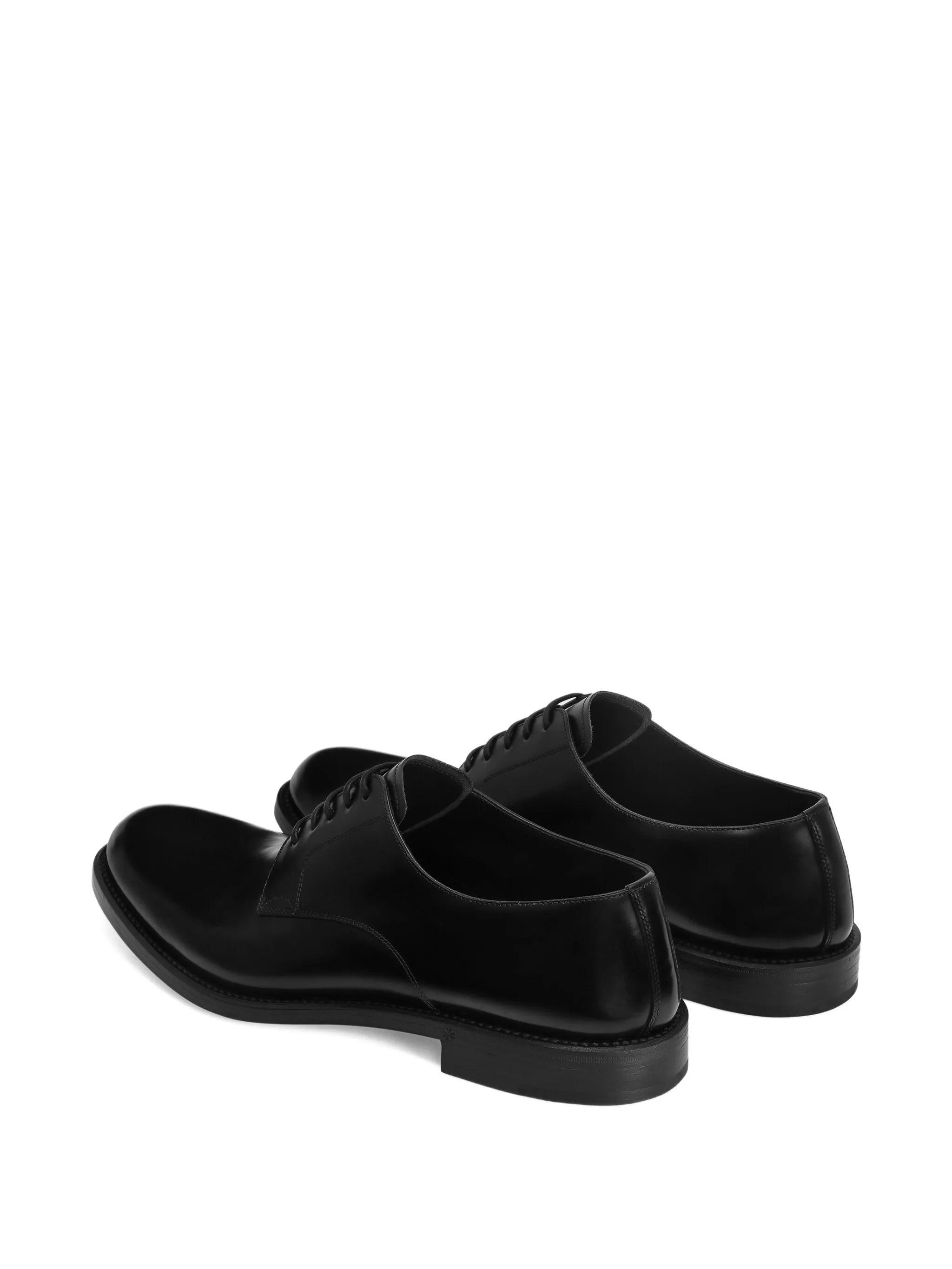 Brushed Lace-Up Derby Shoes - Image 4