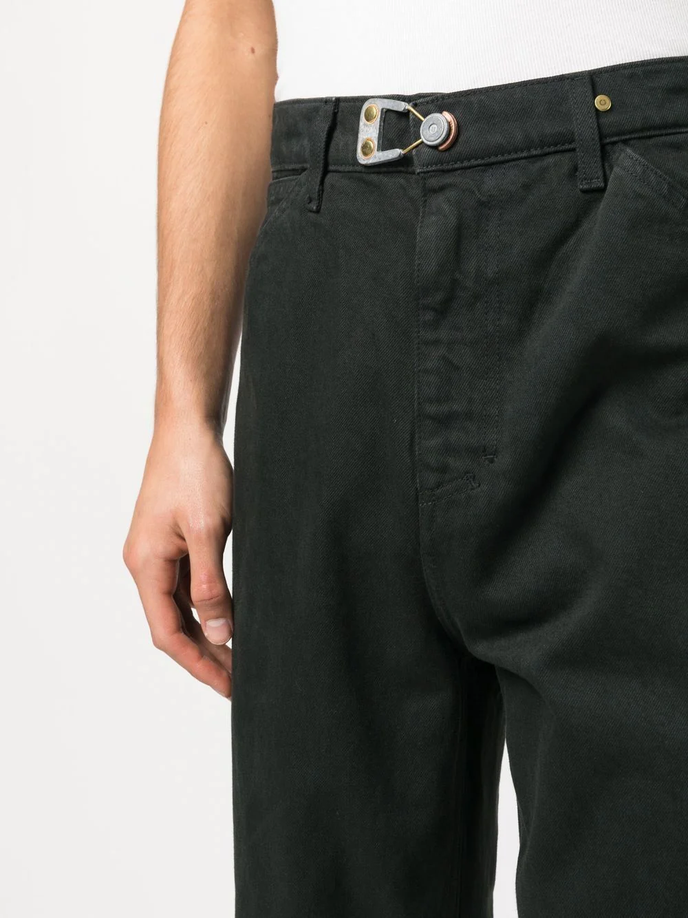 Buckle-Detail Straight-Leg Jeans - Image 4