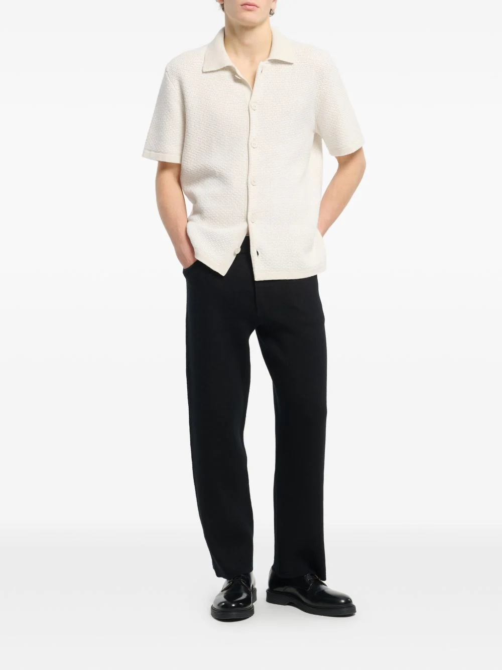 Button Lightweight Polo Shirt - Image 3