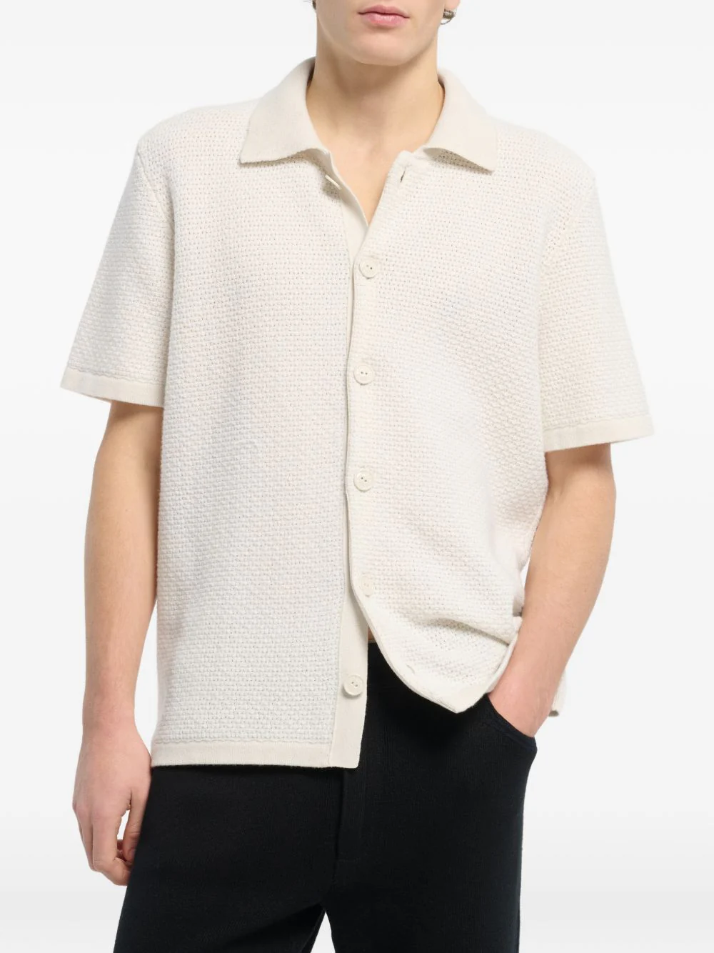 Button Lightweight Polo Shirt - Image 4