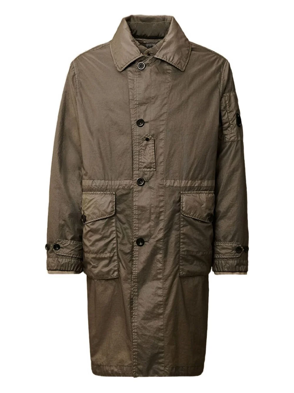 Button Patch-Pocket Coat