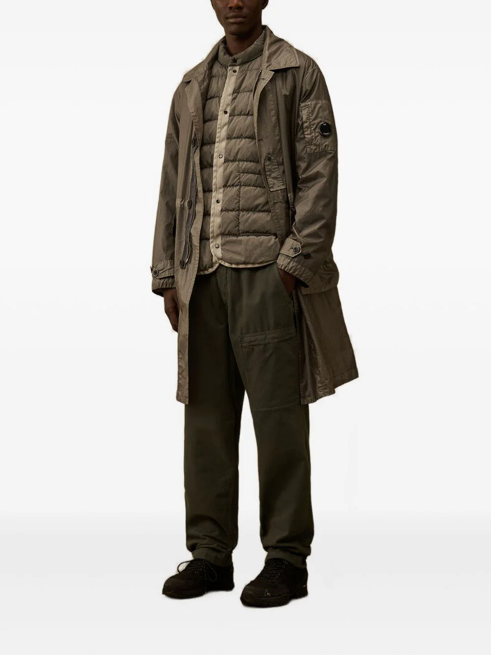 Button Patch-Pocket Coat - Image 2