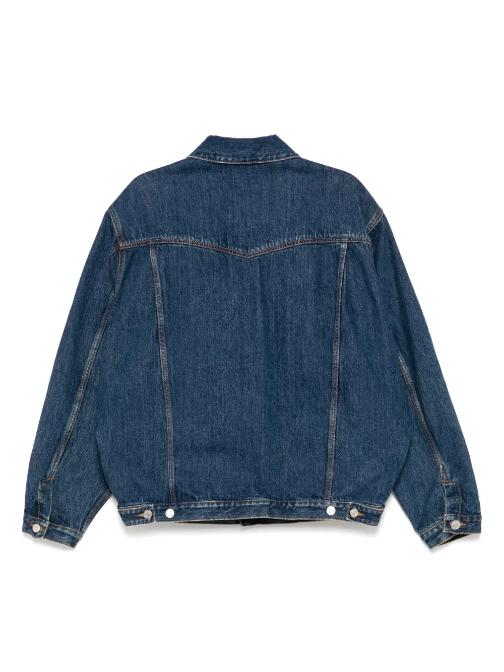 Button-Up Denim Jacket - Image 2
