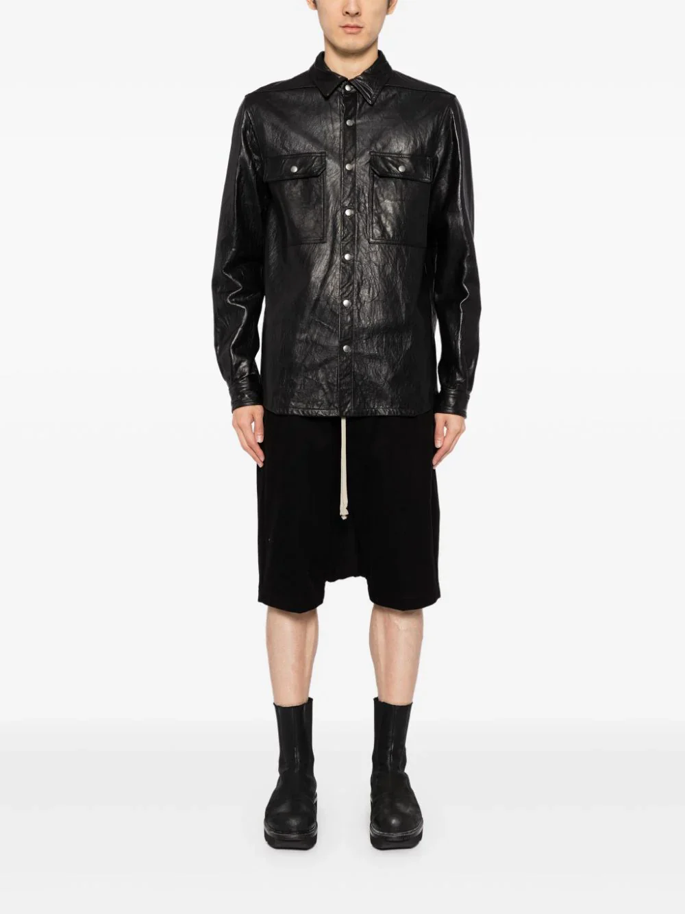 Button-Up Oversized Shirt Jacket - Image 2