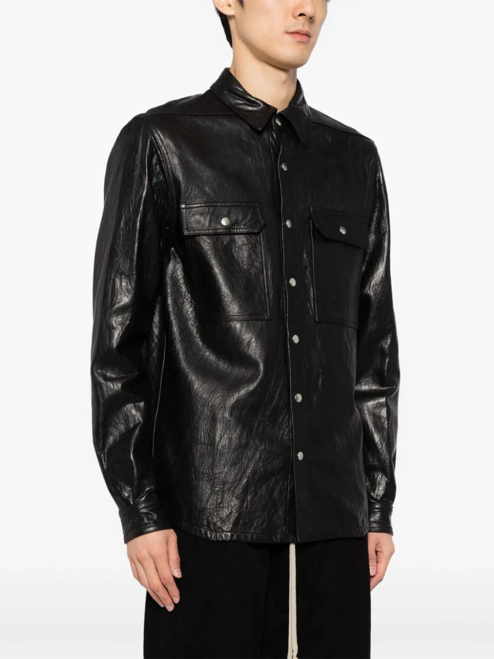 Button-Up Oversized Shirt Jacket - Image 3