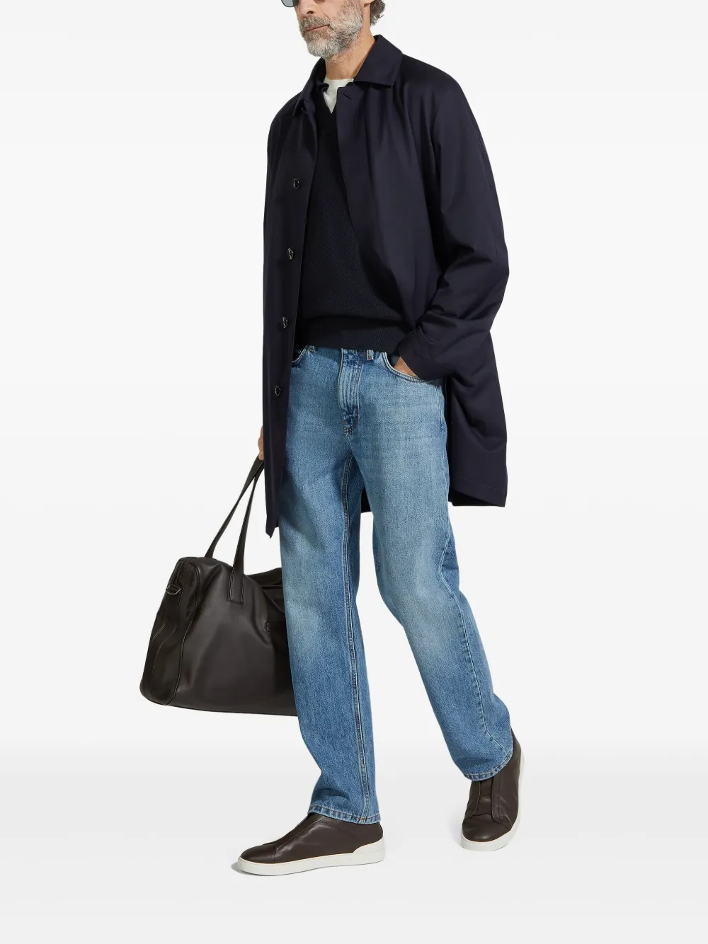 Button-Up Raincoat - Image 2