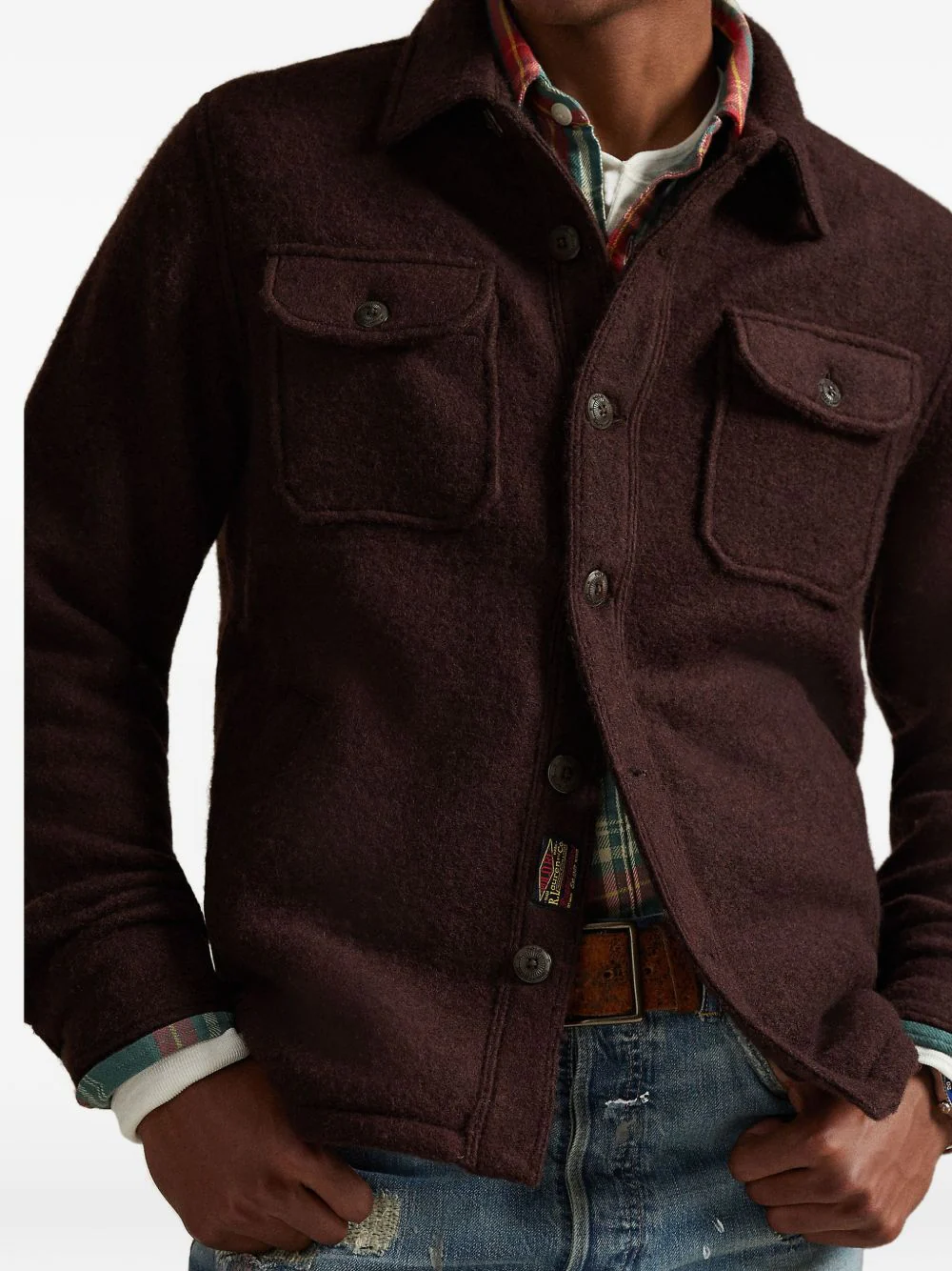 Buttoned Flap-Pocket Knitwear - Image 4