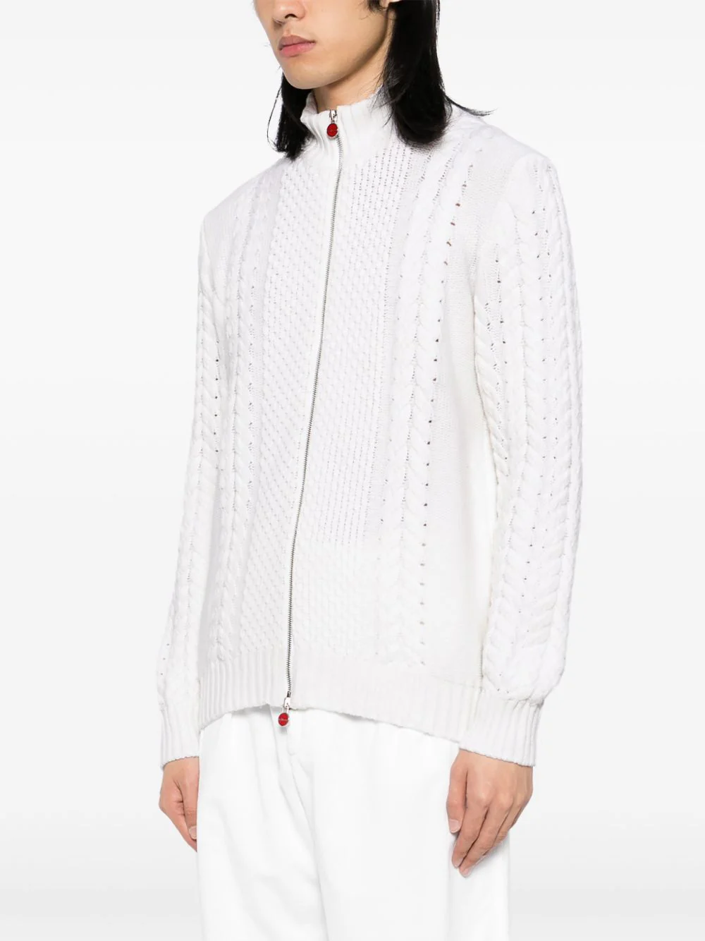 Cable-Knit Cashmere Cardigan - Image 4