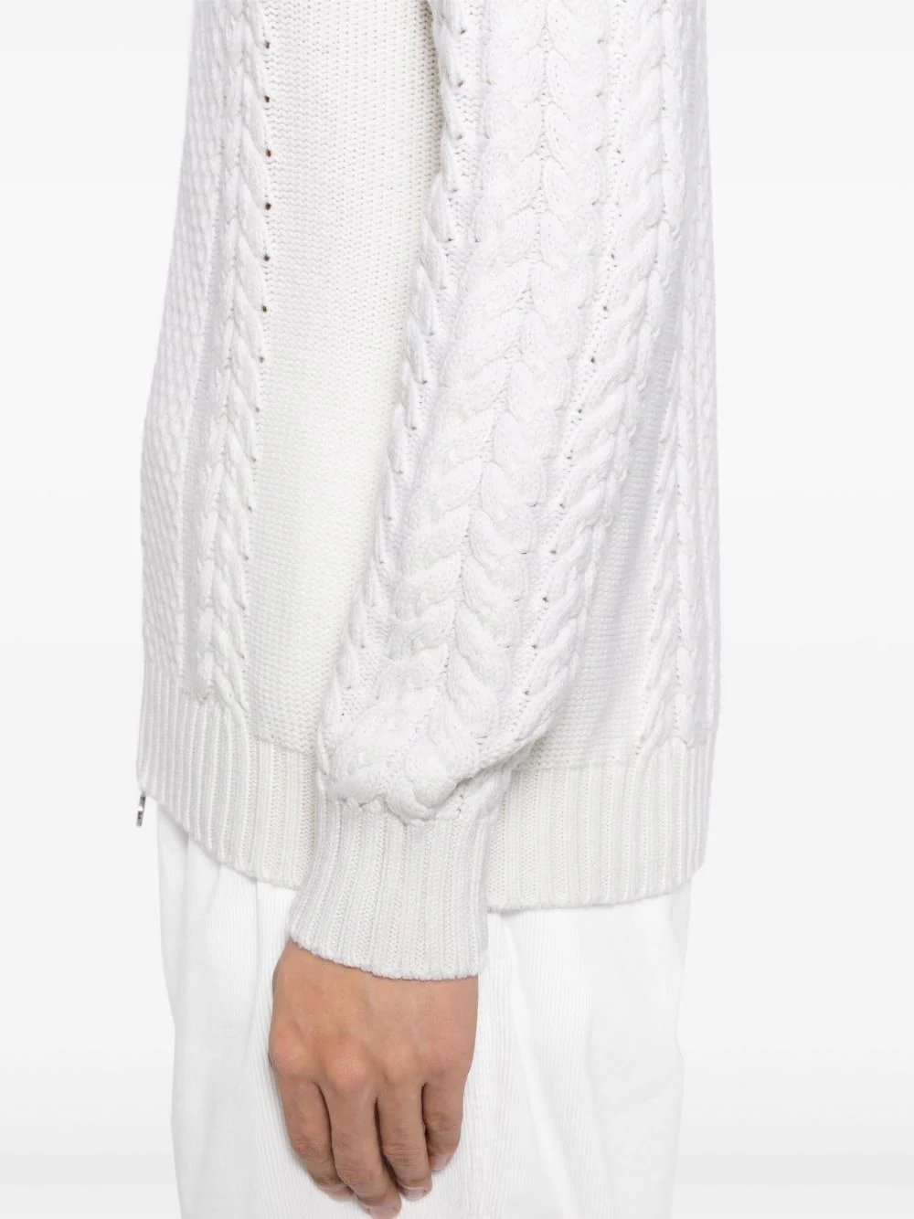 Cable-Knit Cashmere Cardigan - Image 5
