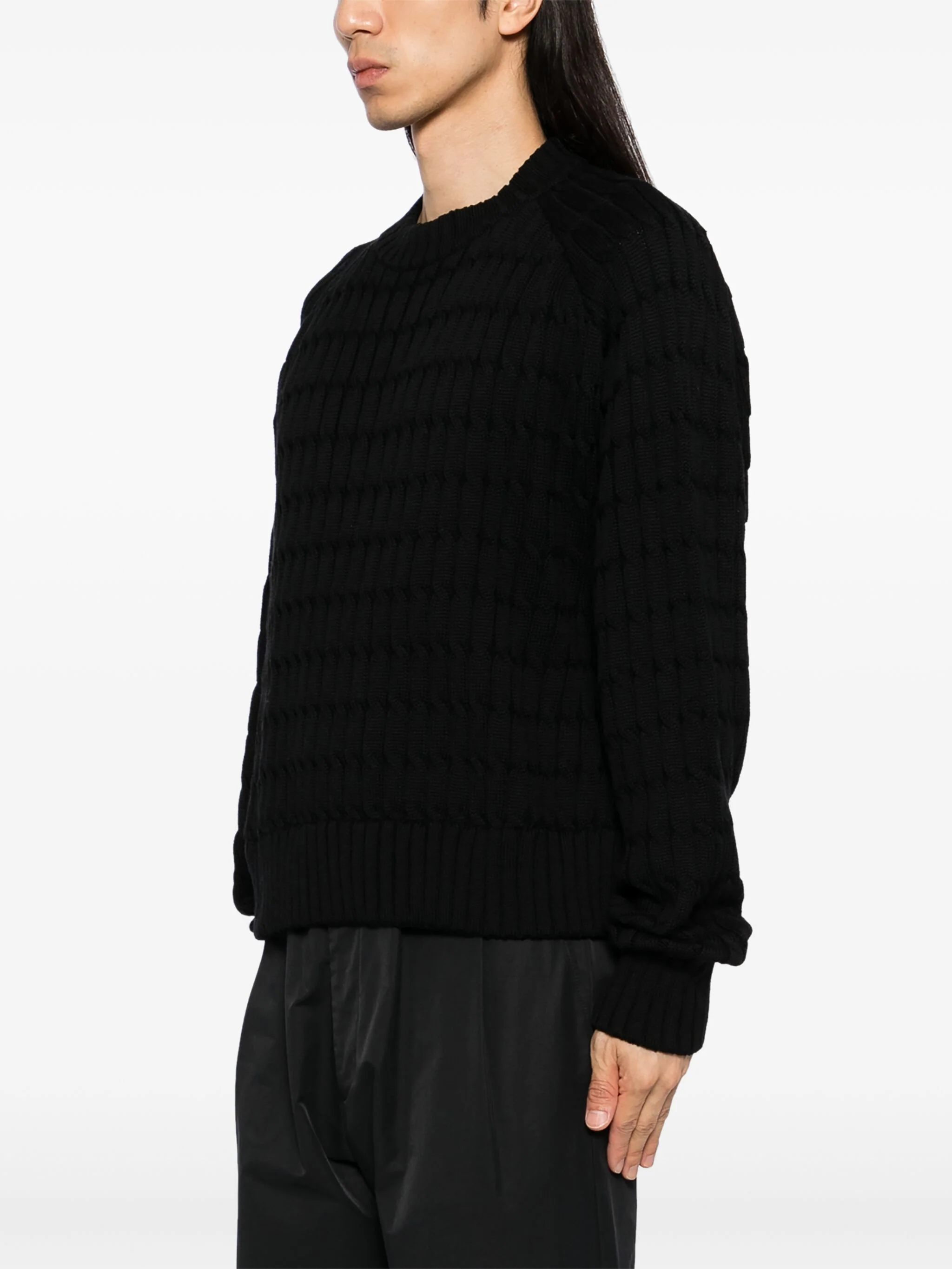 Cable-Knit Pullover Sweater - Image 3