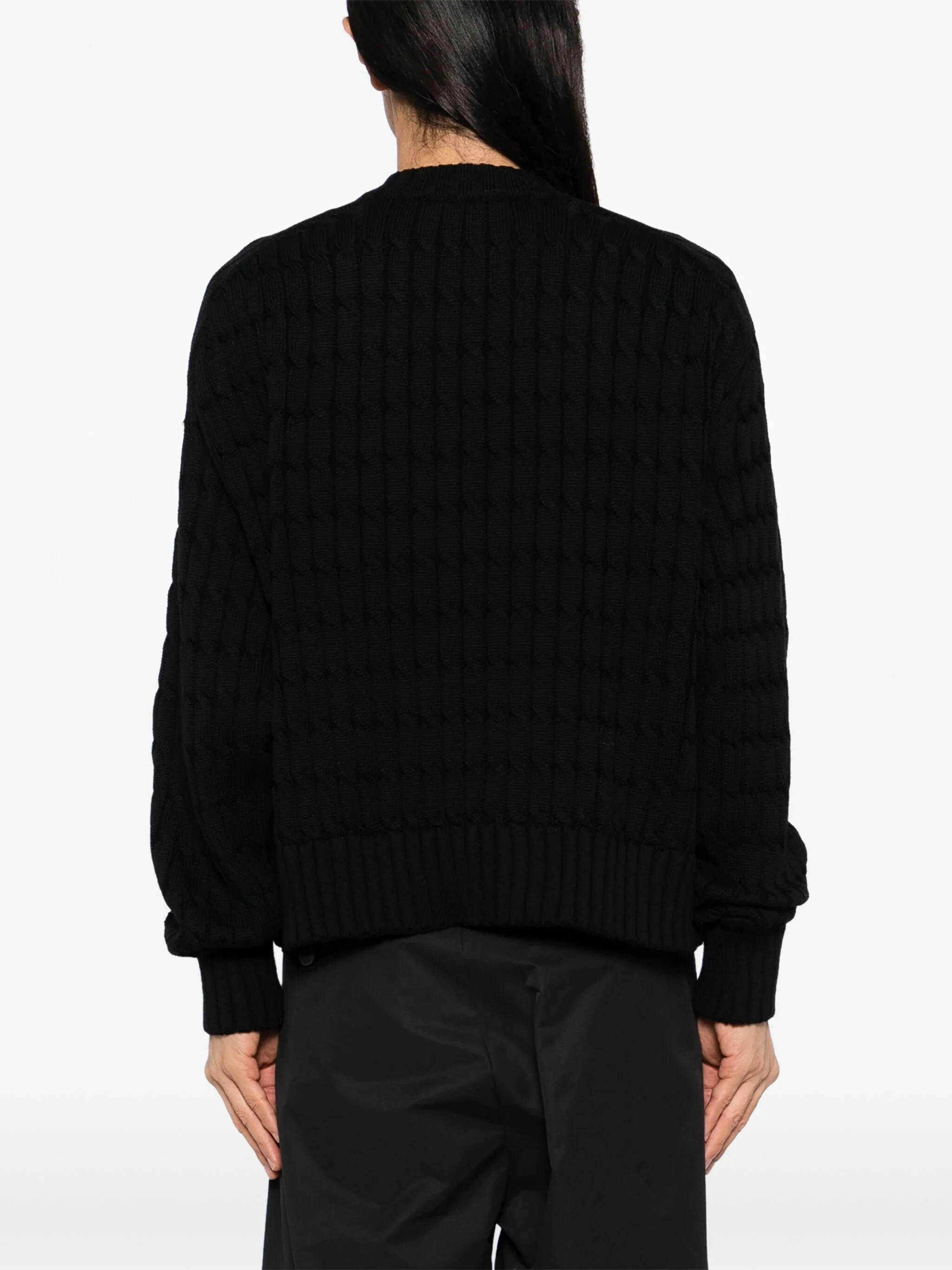 Cable-Knit Pullover Sweater - Image 4
