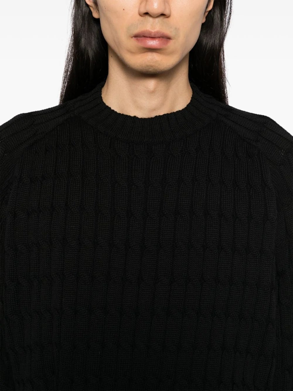 Cable-Knit Pullover Sweater - Image 5