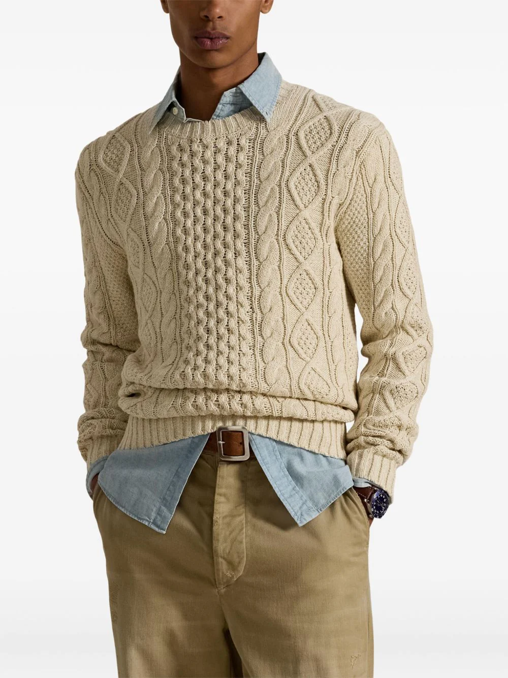 Cable-Knit Sweater - Image 3