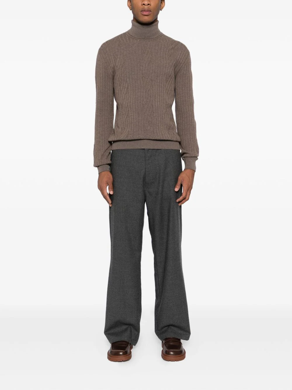 Cable-Knit Sweatshirt - Image 3