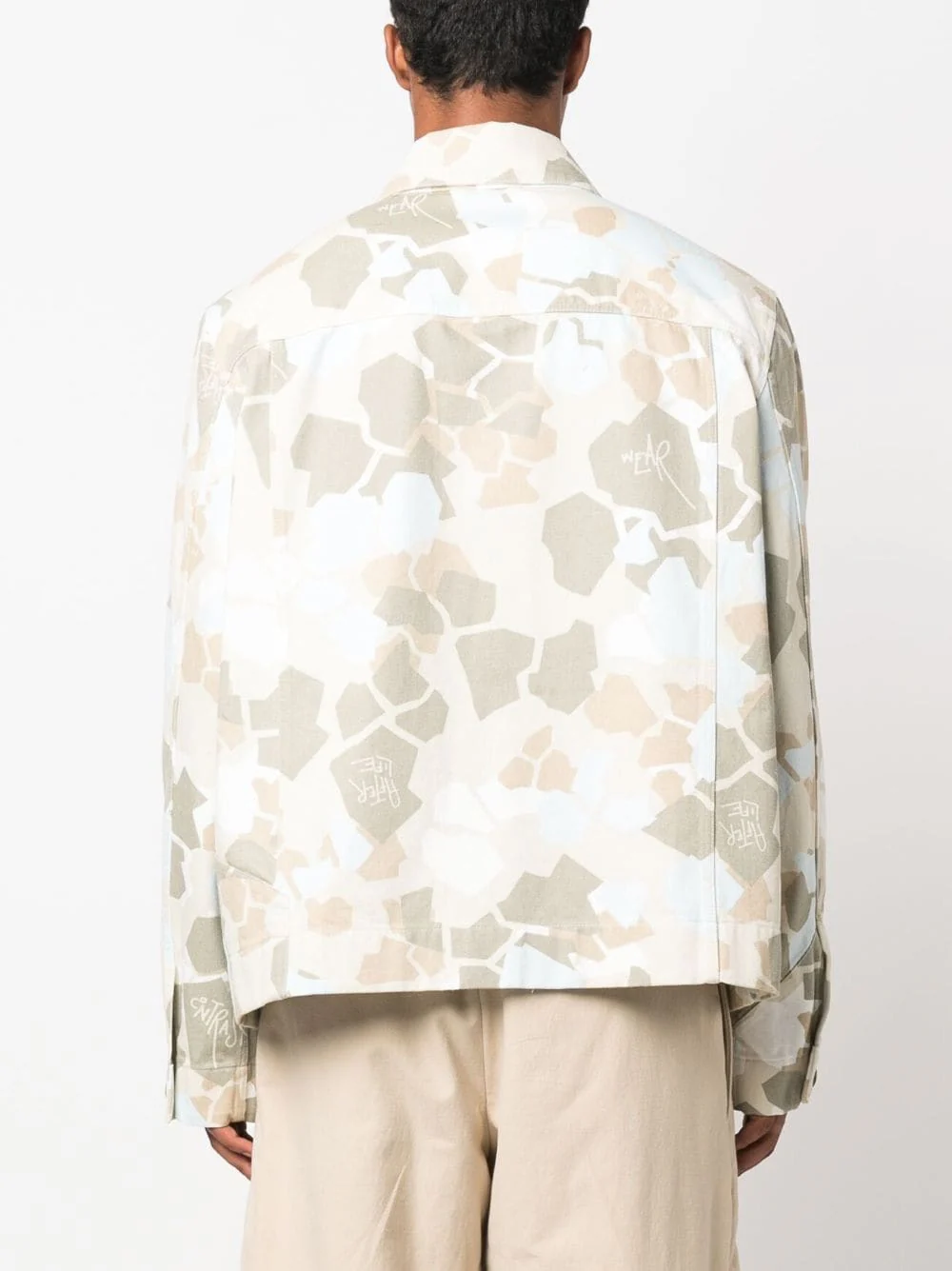 Camouflage-Pattern Denim Jacket - Image 2