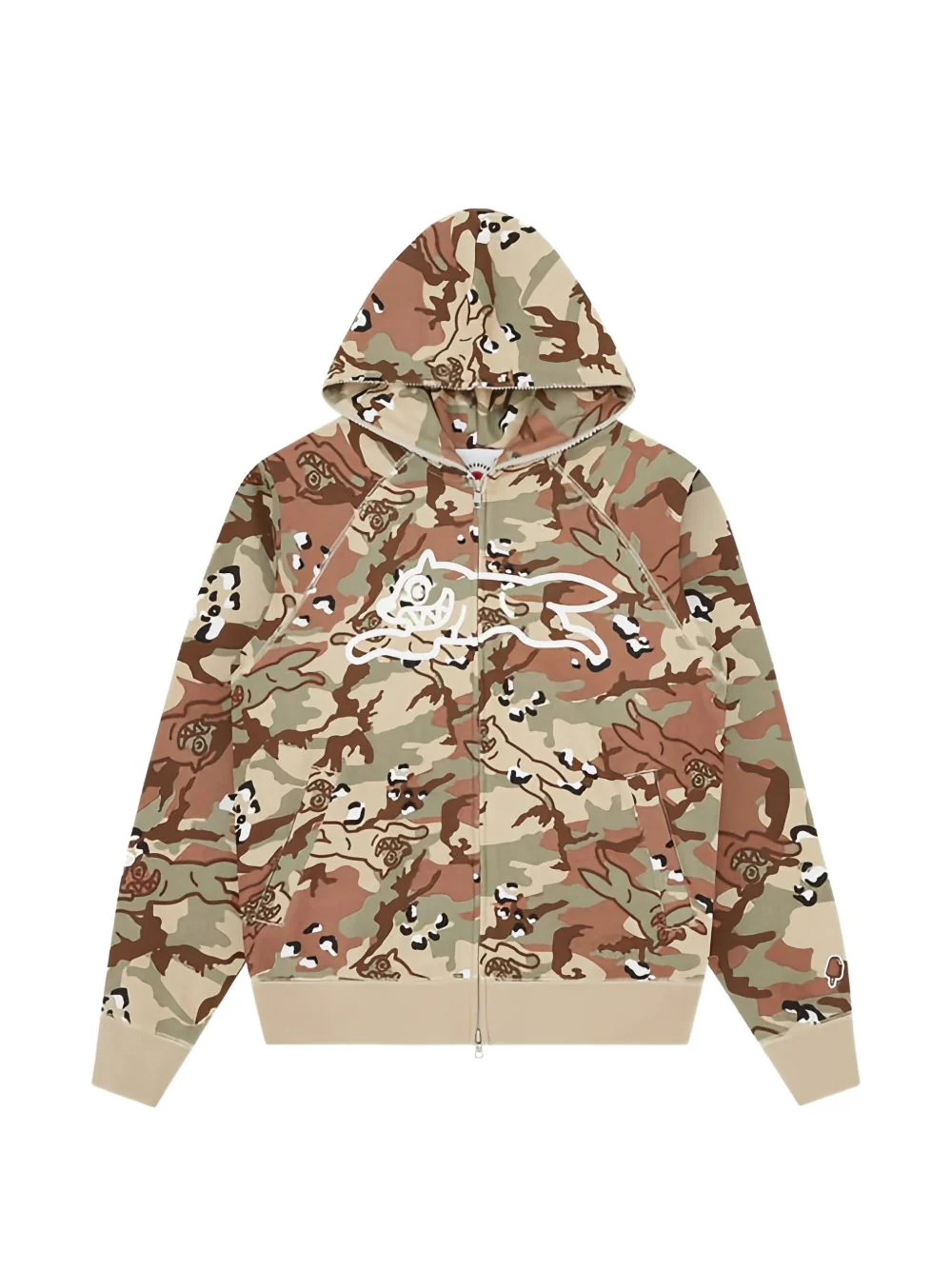 Camouflage-Print Hoodie