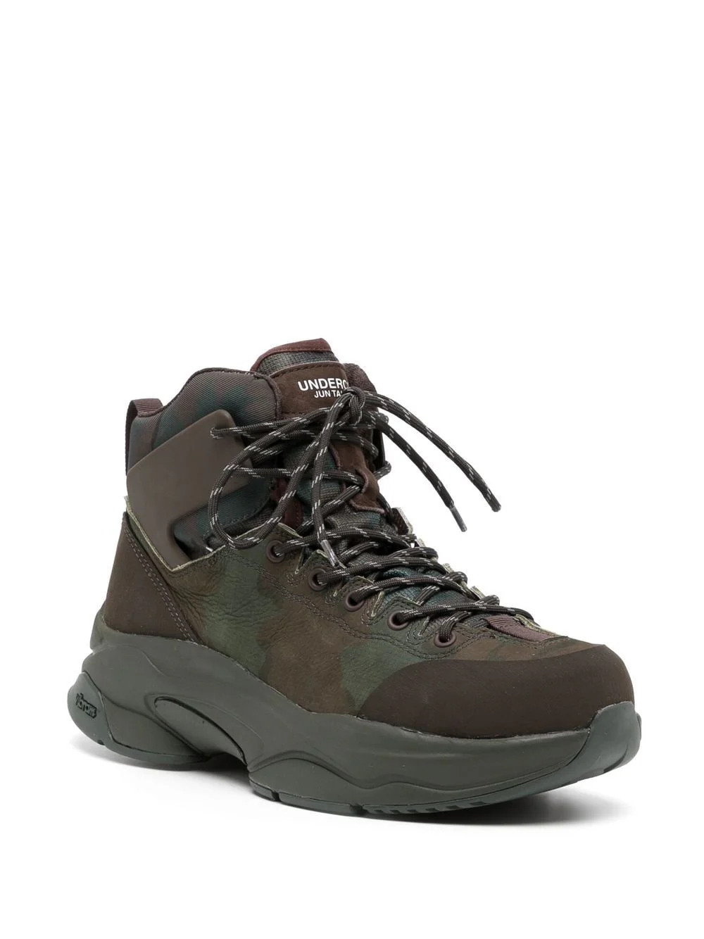 Camouflage-Print Lace-Up Boots - Image 3