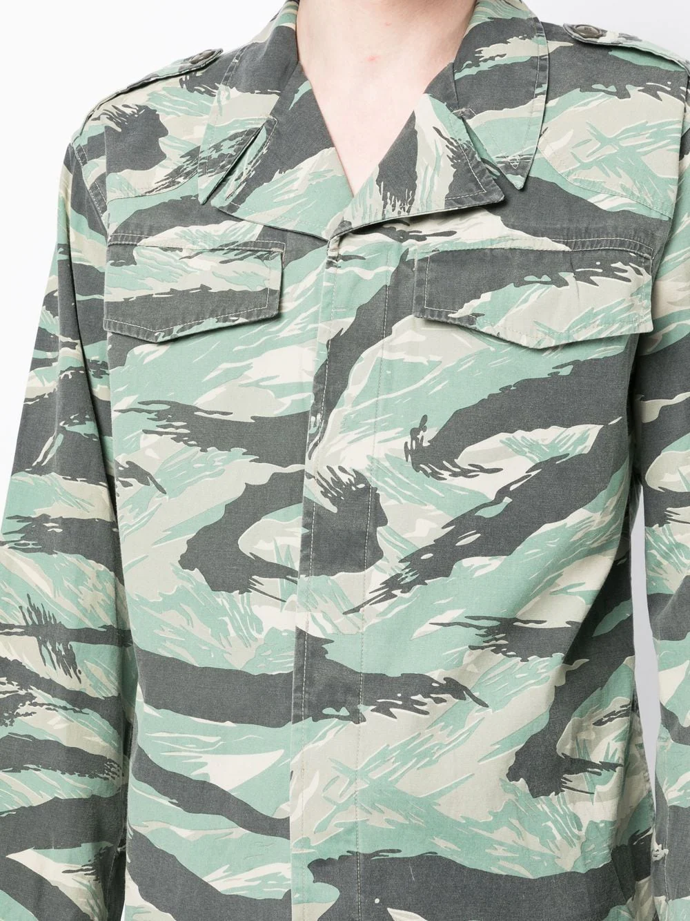 Camouflage-Print Long-Sleeve Shirt - Image 4