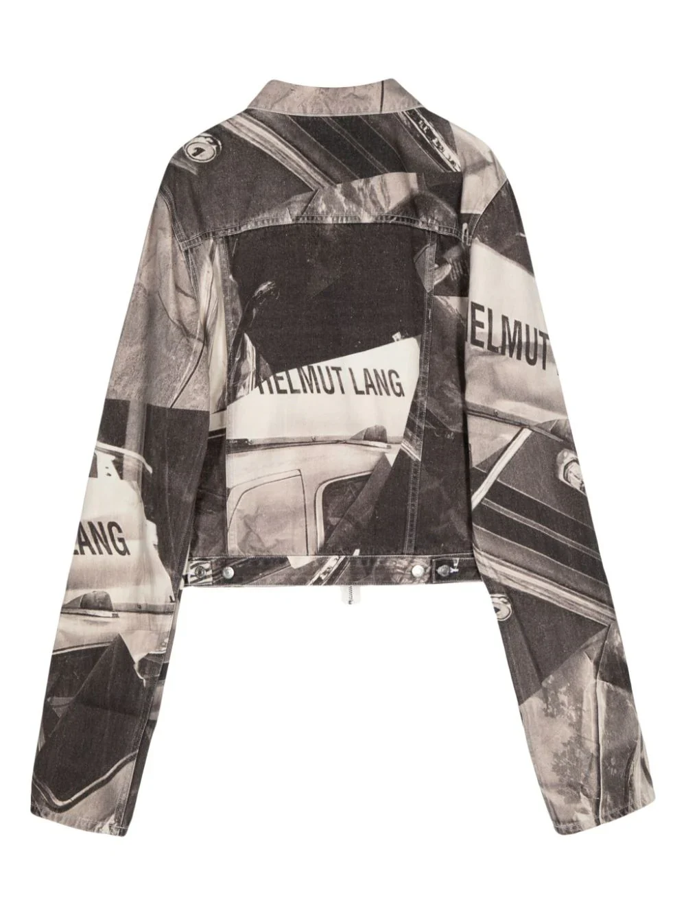 Car-Print Denim Shirt Jacket - Image 2
