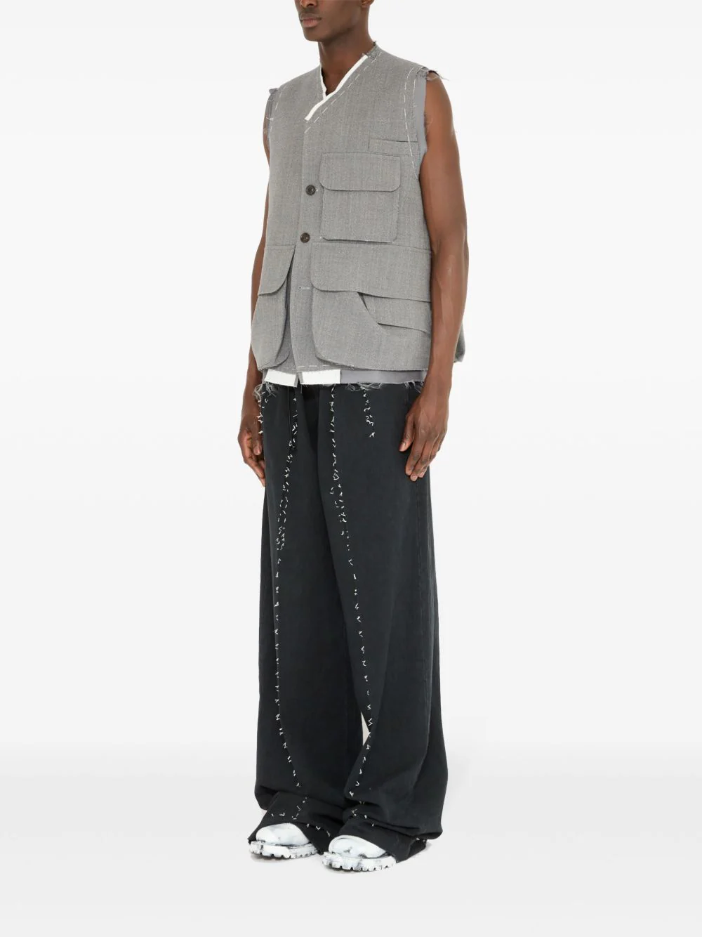 Cargo Wool Vest - Image 3