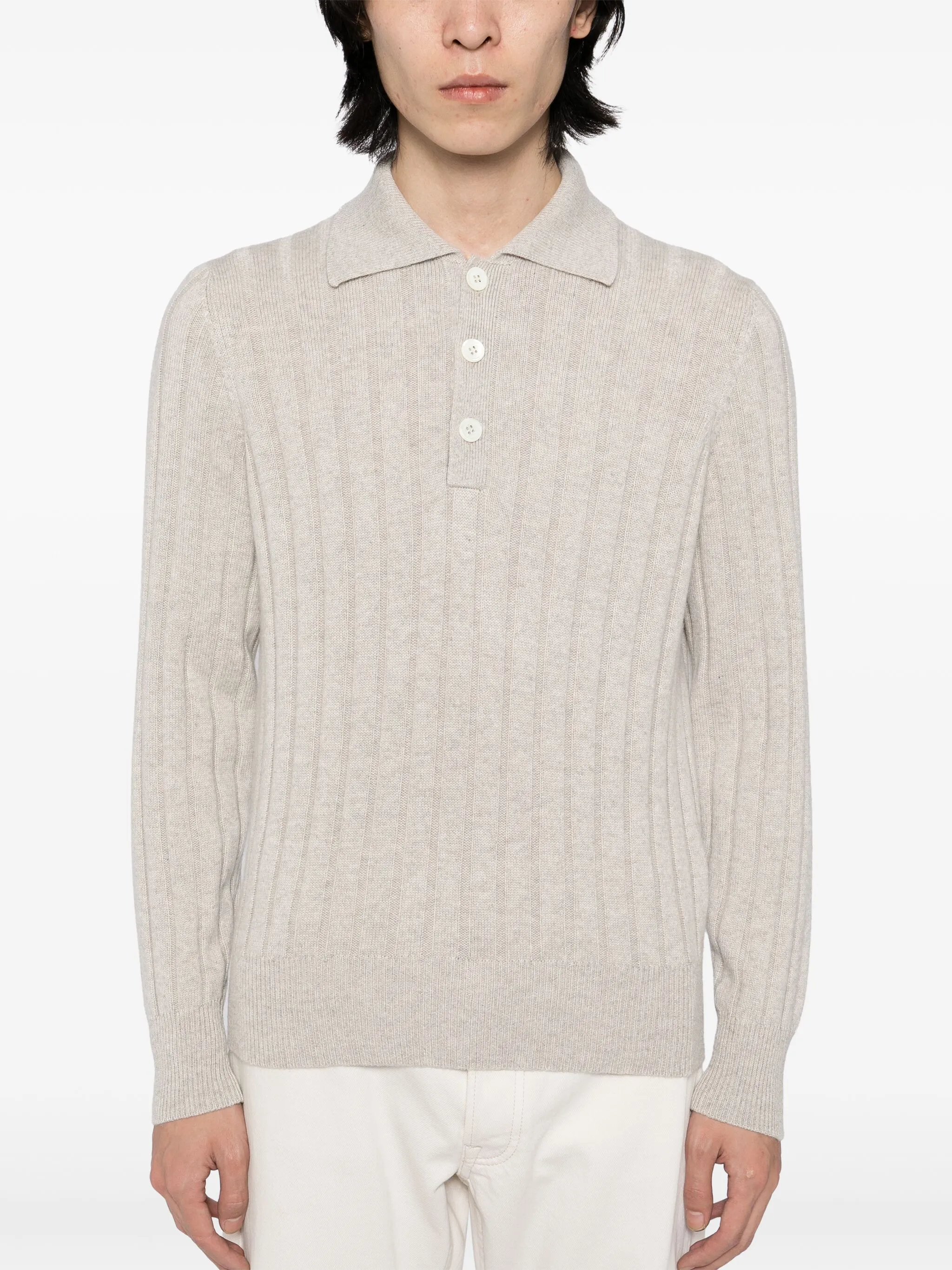 Cashmere Polo Shirt - Image 11