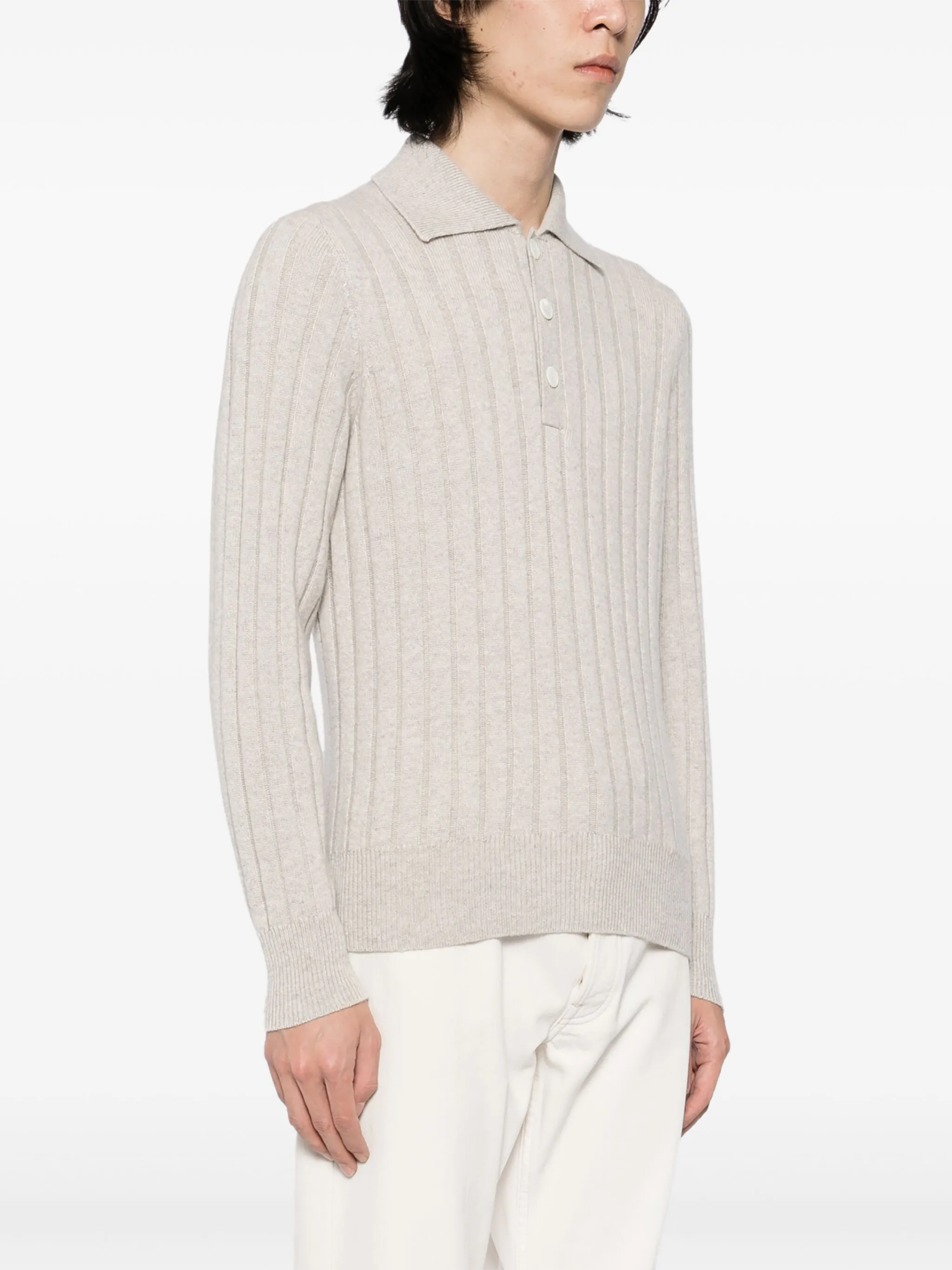 Cashmere Polo Shirt - Image 9