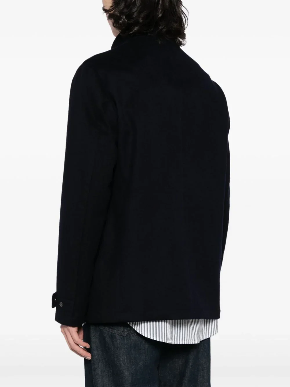 Cashmere Zip-Up Coat - Image 3