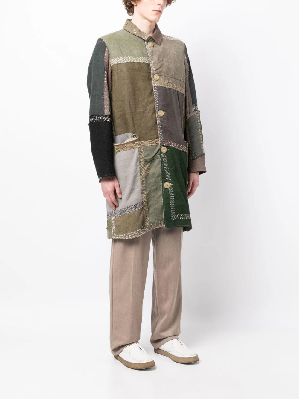 Cedric Cotton Single-Breasted Coat - Image 4