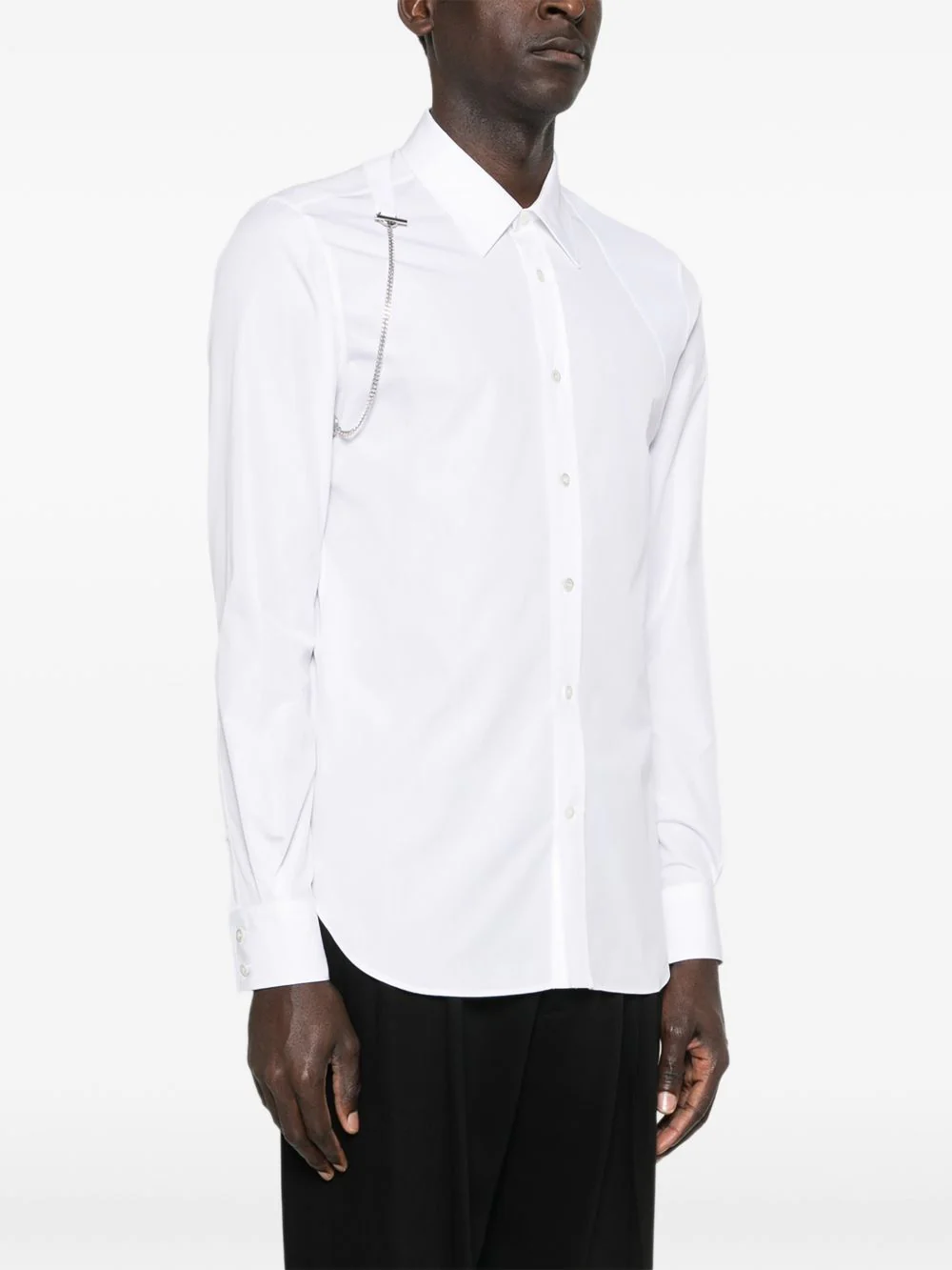 Chain-Detail Shirt - Image 4