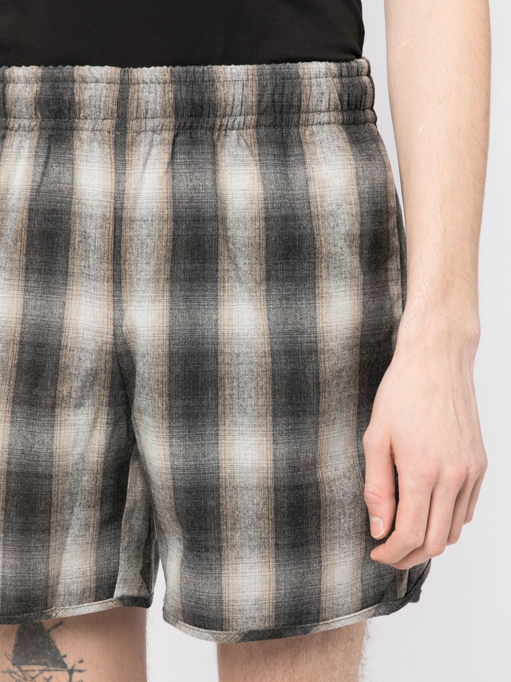 Check Pattern Shorts - Image 4