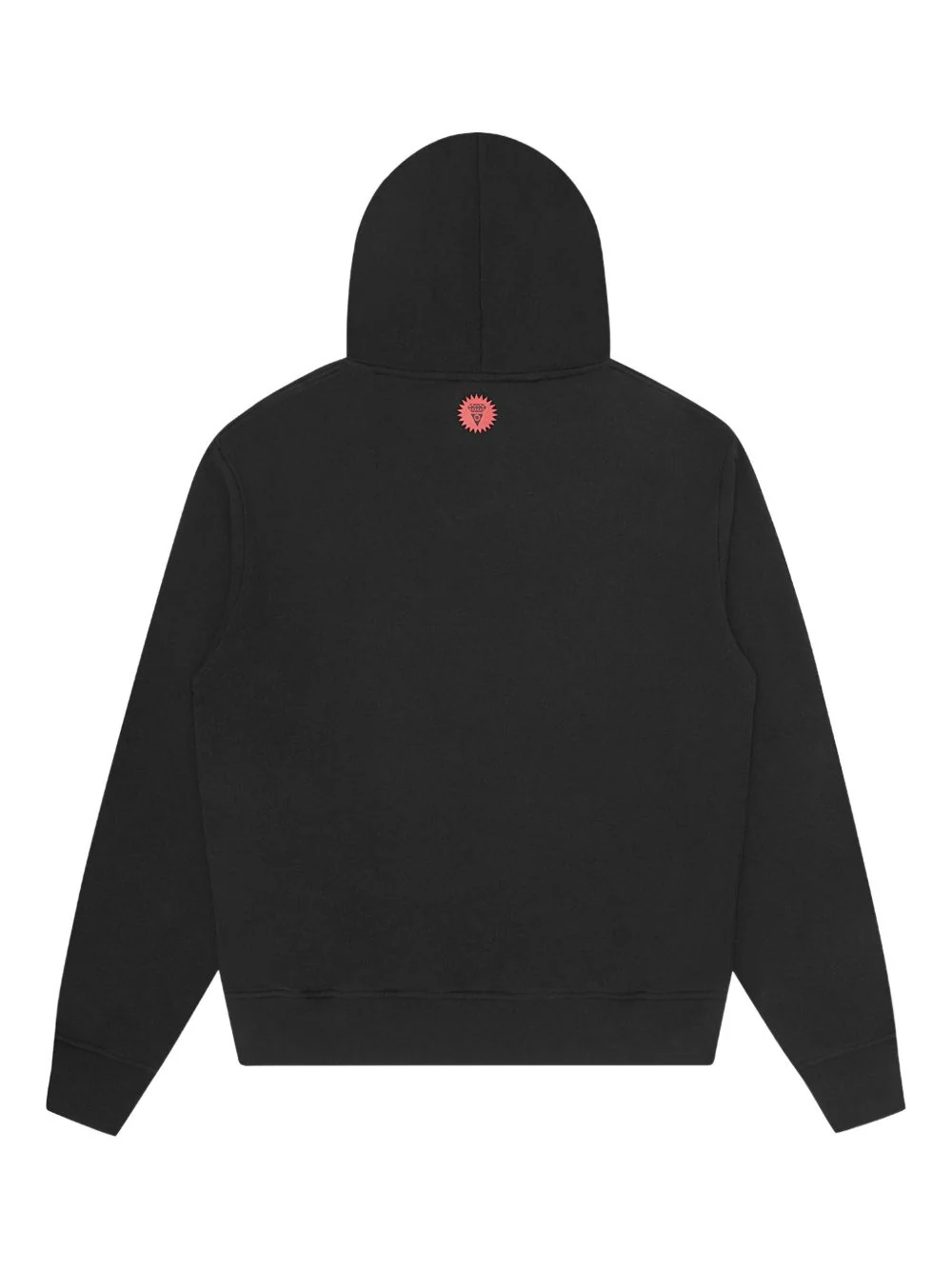 Check-Pattern Wolf Graphic Hoodie - Image 3