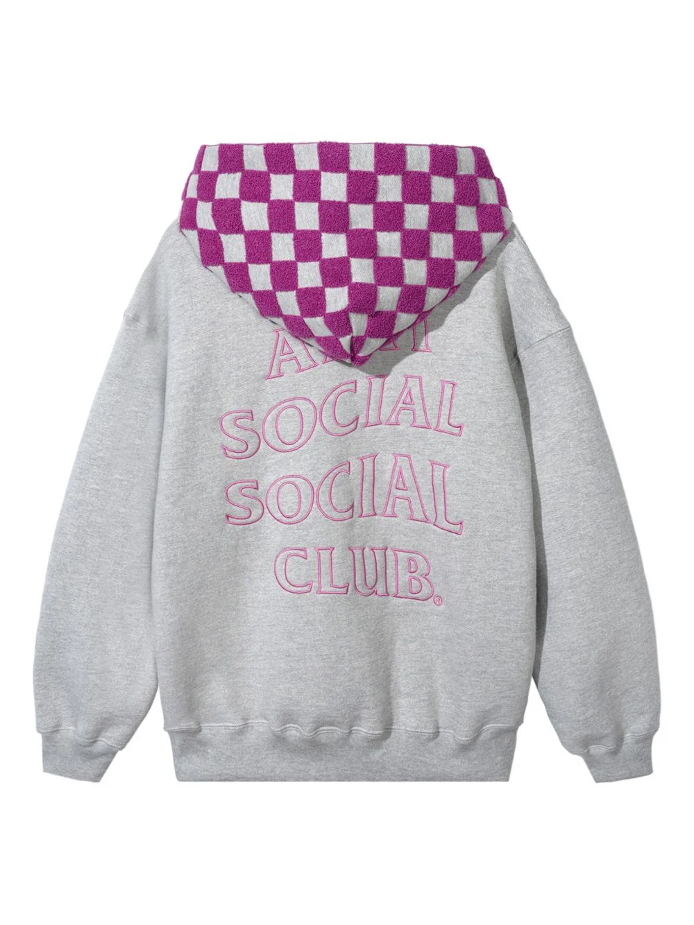 Checked Hooded Sweatshirt - Image 2