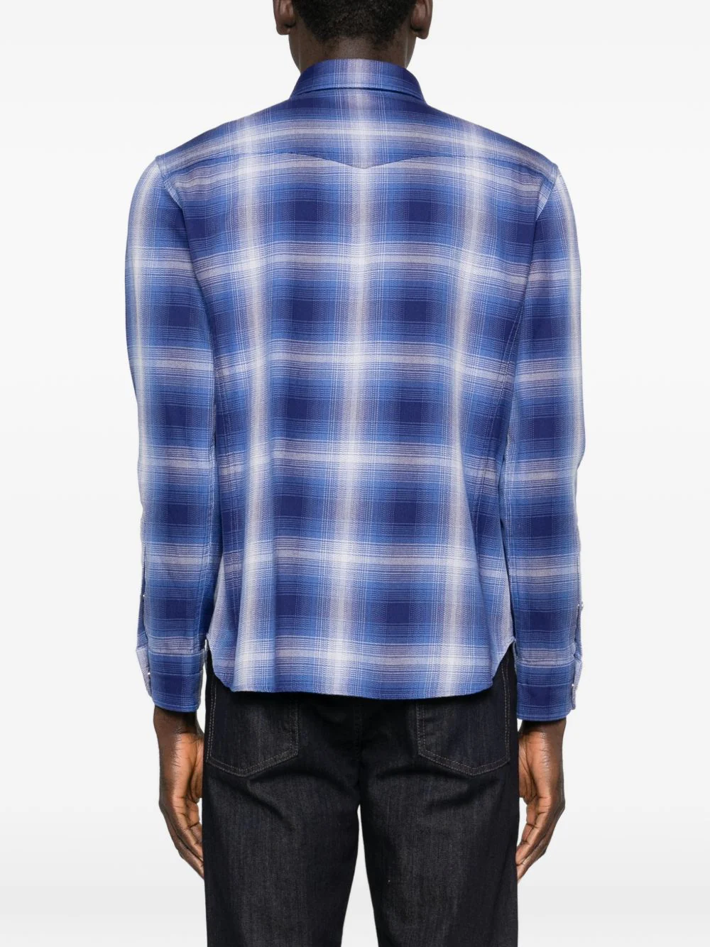 Checked-Pattern Shirt - Image 2