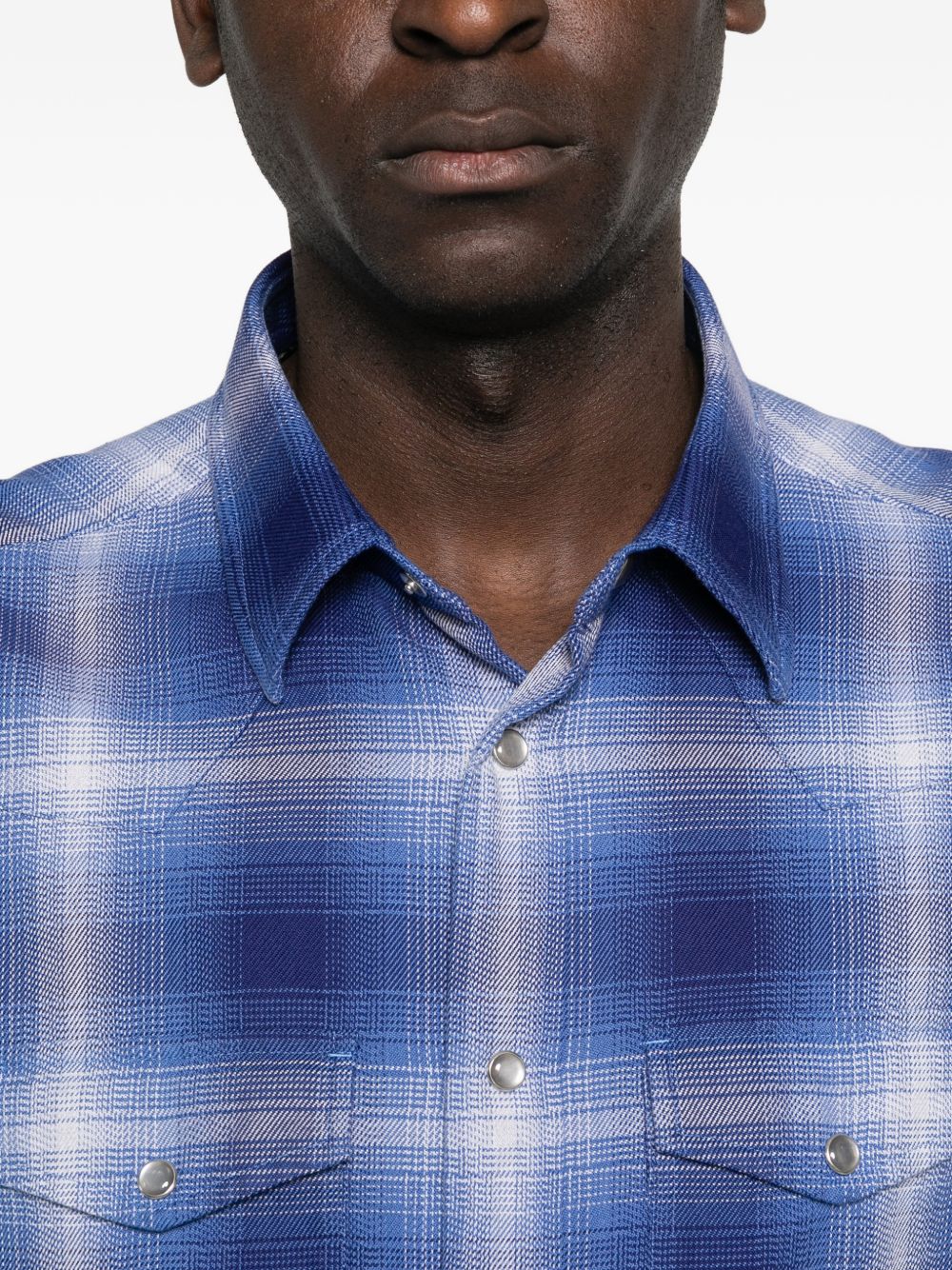 Checked-Pattern Shirt - Image 3