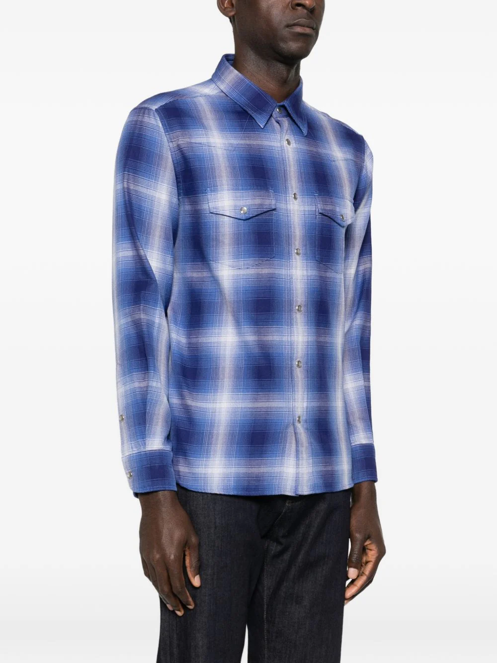 Checked-Pattern Shirt - Image 5