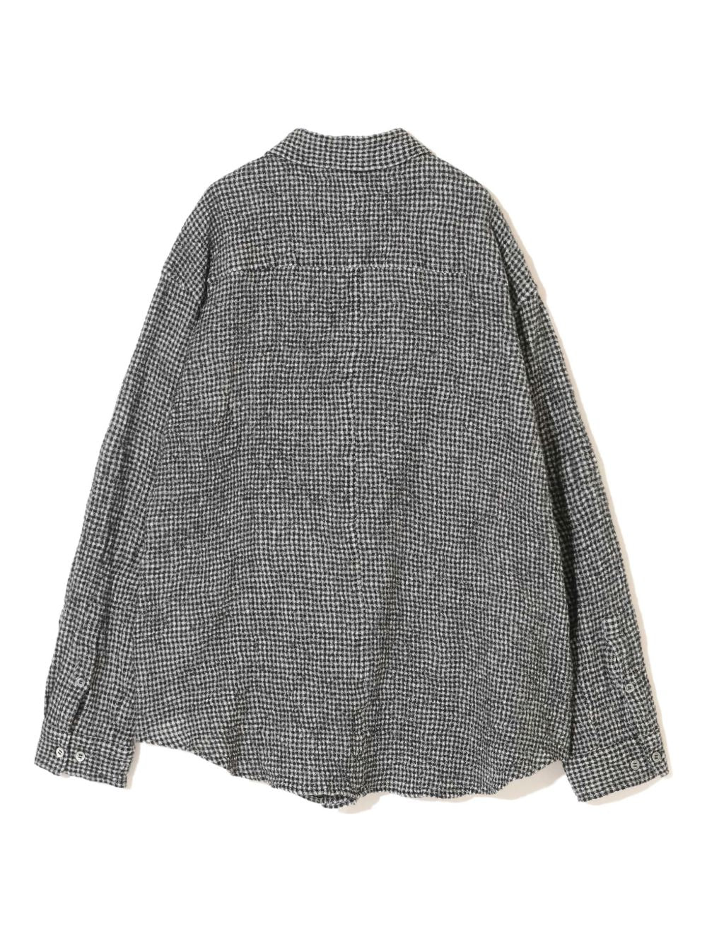 Checked Wool Shirt - Image 3