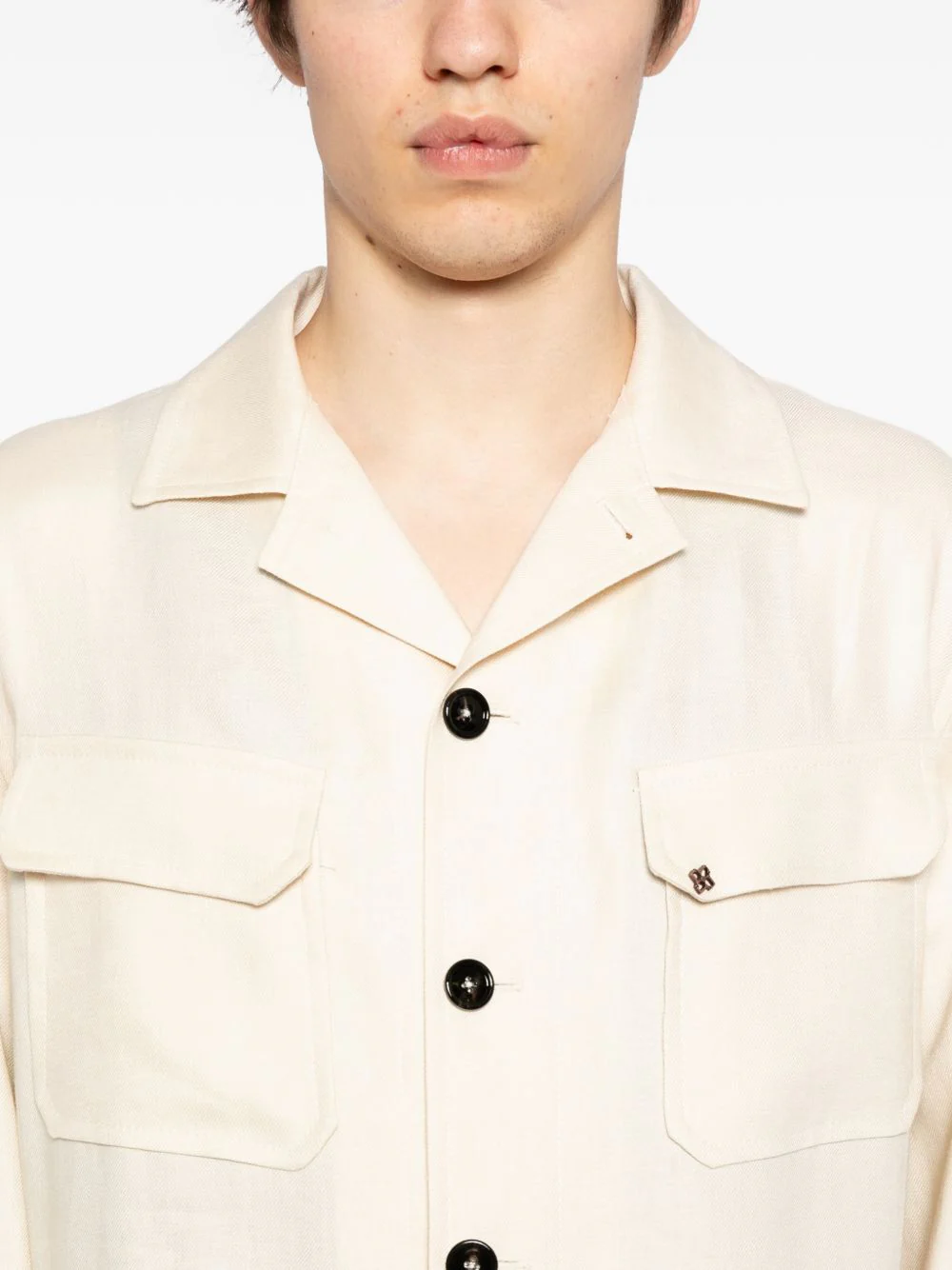 Chest Flap Pockets Jacket - Image 2
