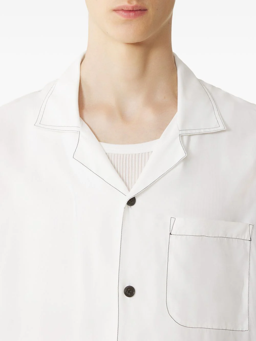 Chest-Pocket Back-Graphic Shirt - Image 3