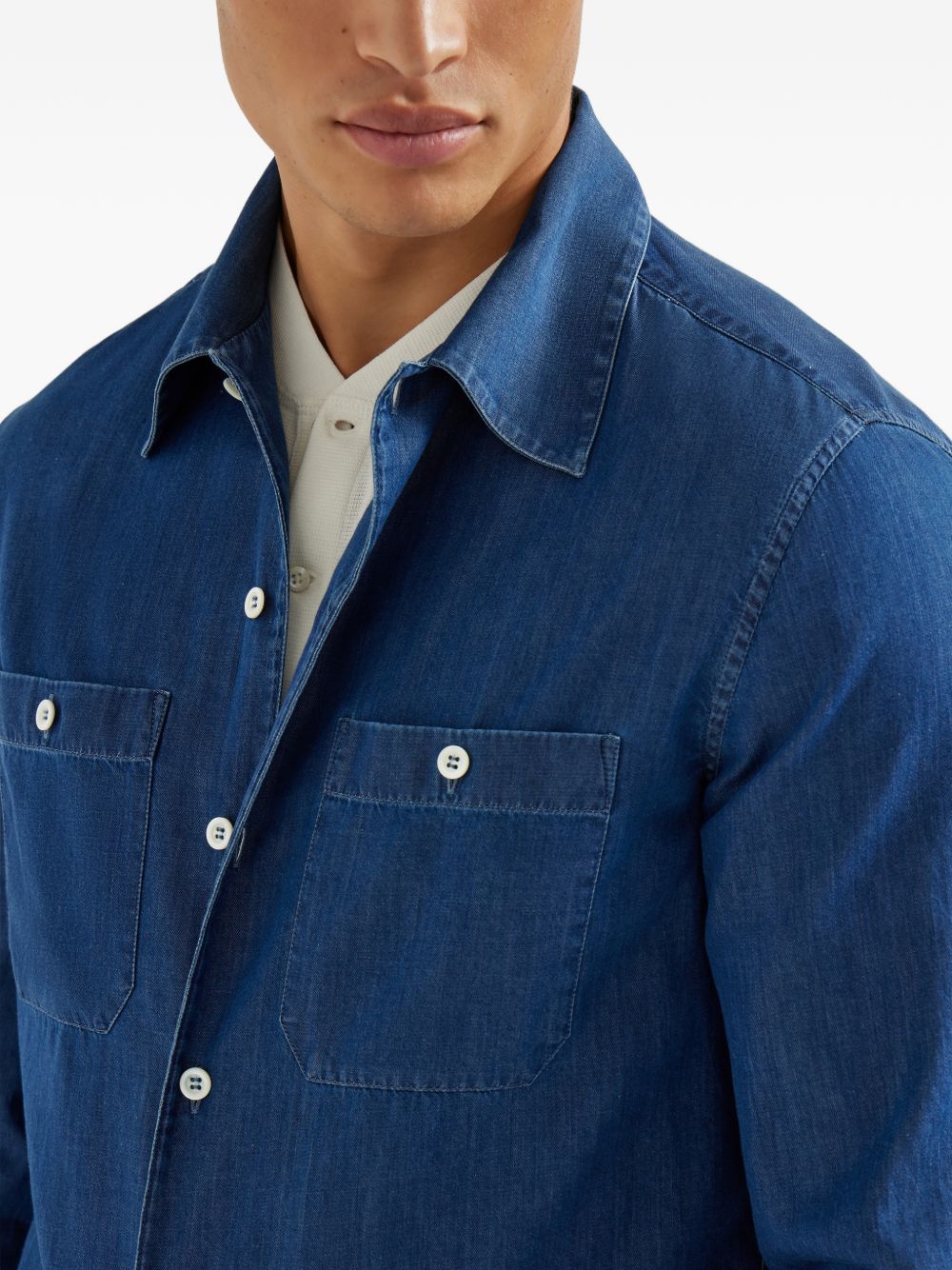 Chest-Pockets Long-Sleeve Shirt - Image 3