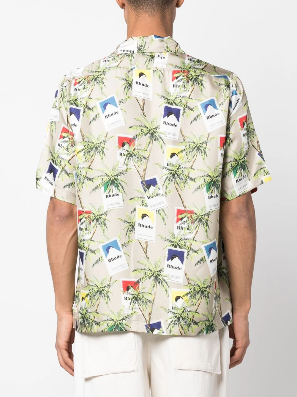 Cigarette-Print Silk Shirt - Image 2
