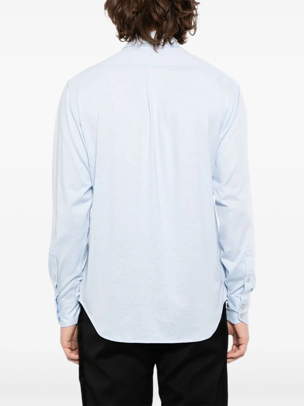 Classic Collar Long-Sleeve Shirt - Image 5