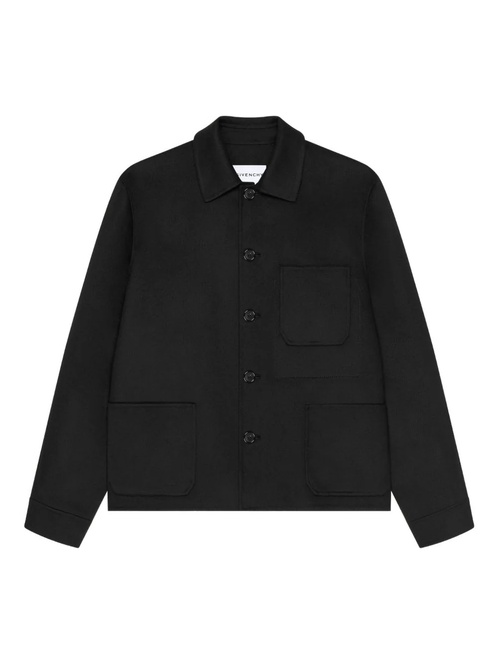 Classic-Collar Shirt Jacket