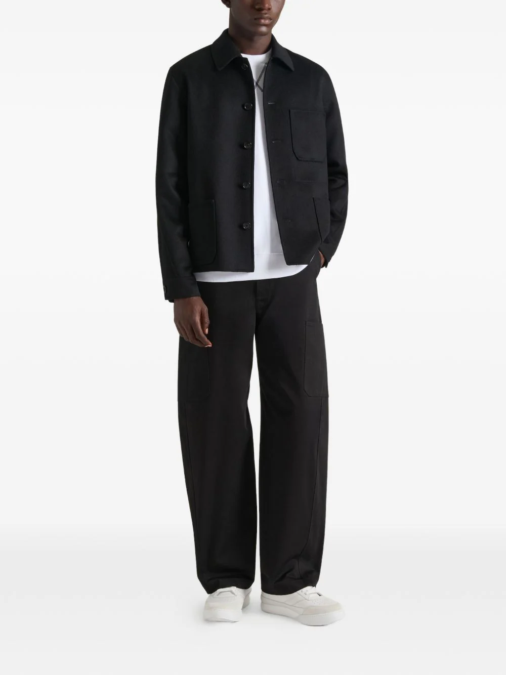 Classic-Collar Shirt Jacket - Image 3