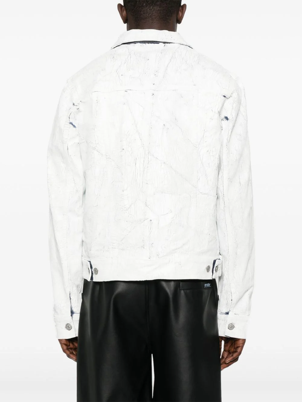 Coated Denim Jacket - Image 4