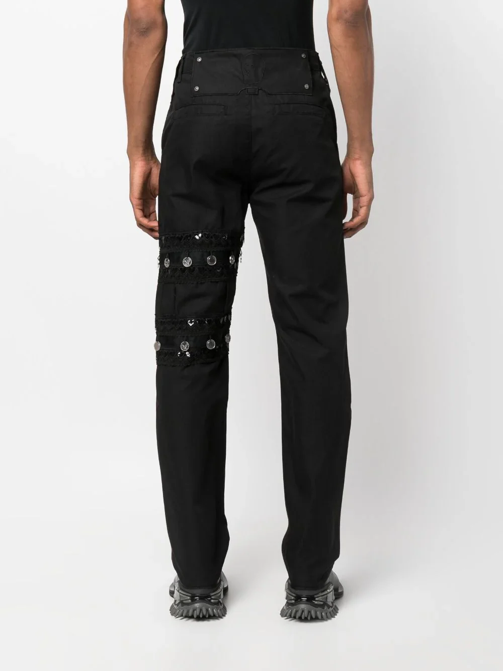 Coin-Detail Straight-Leg Jeans - Image 4