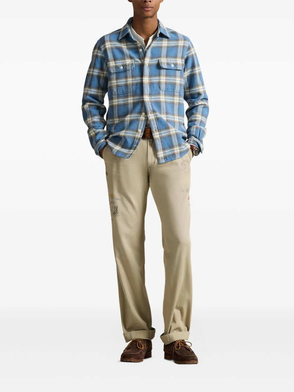 Collared Flannel Shirt - Image 3