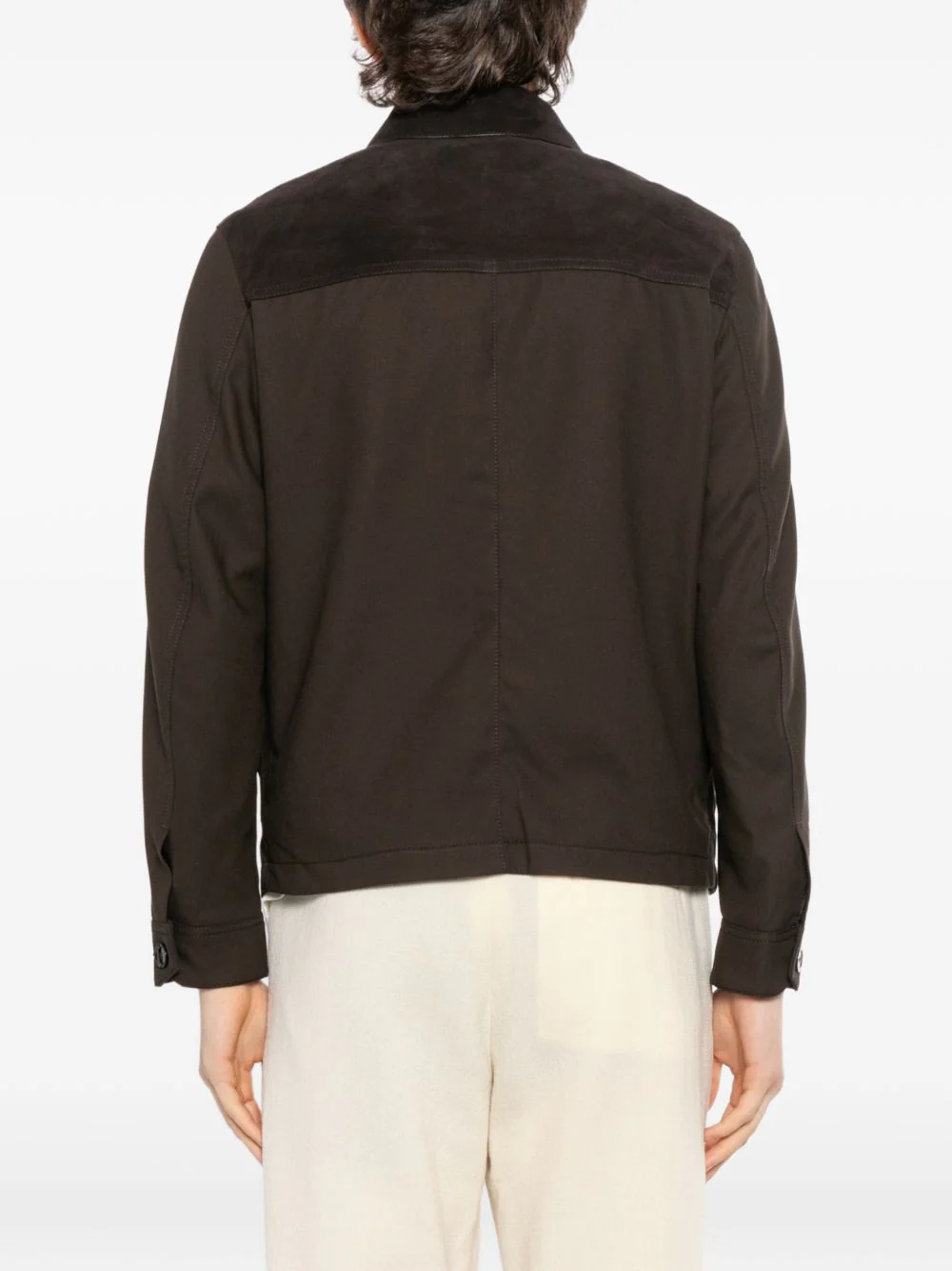 Collared Leather Jacket - Image 5