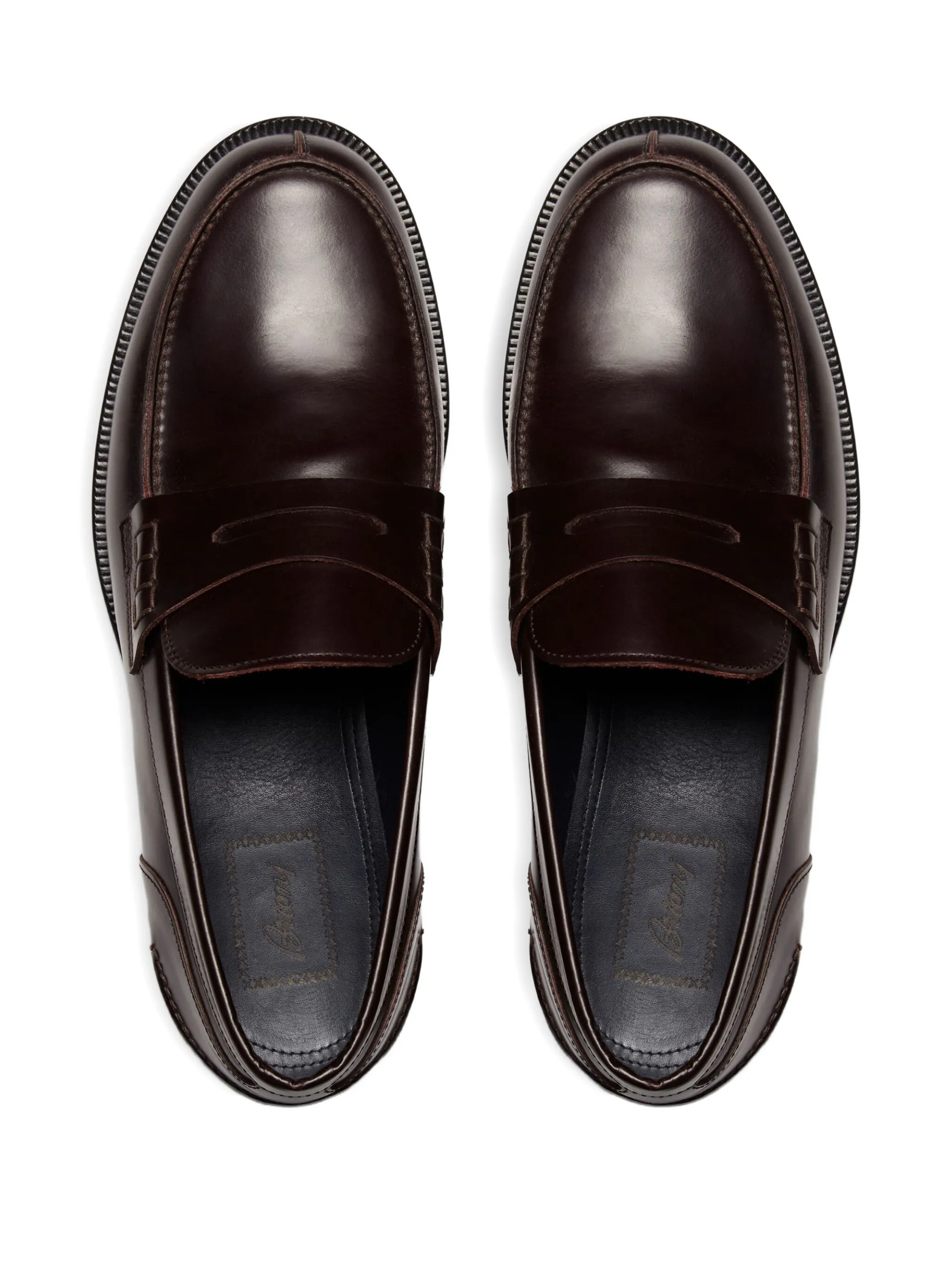 College Leather Penny Loafers - Image 3