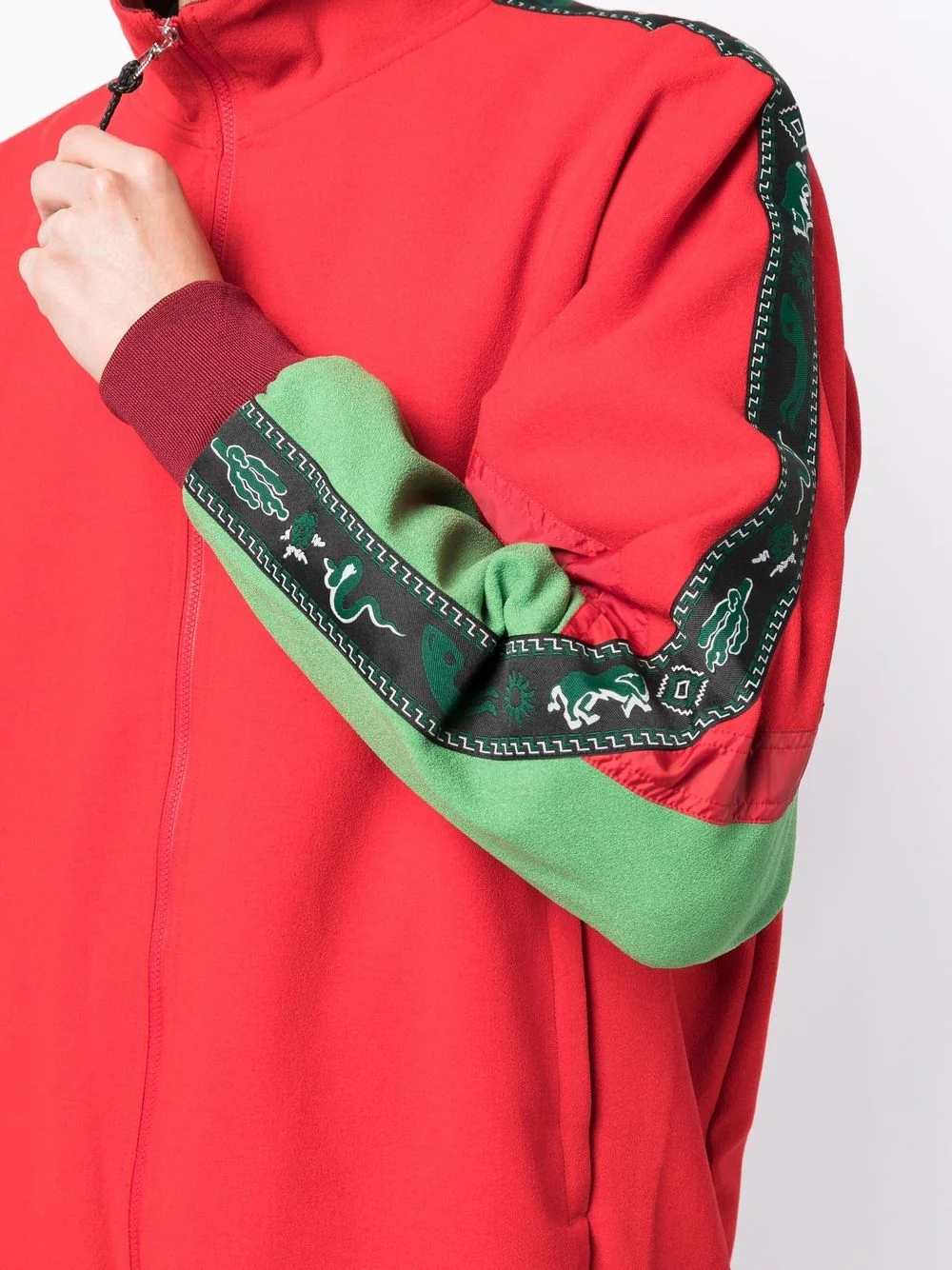 Colour-Block Half-Zip Jumper - Image 3