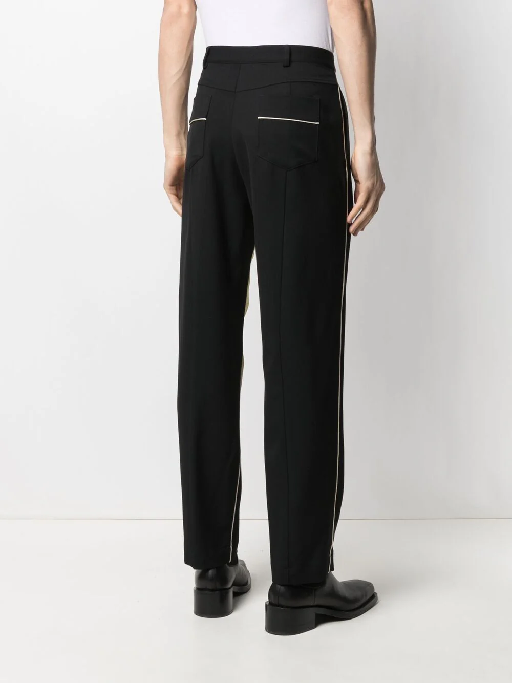 Colour-Block Straight Trousers - Image 3